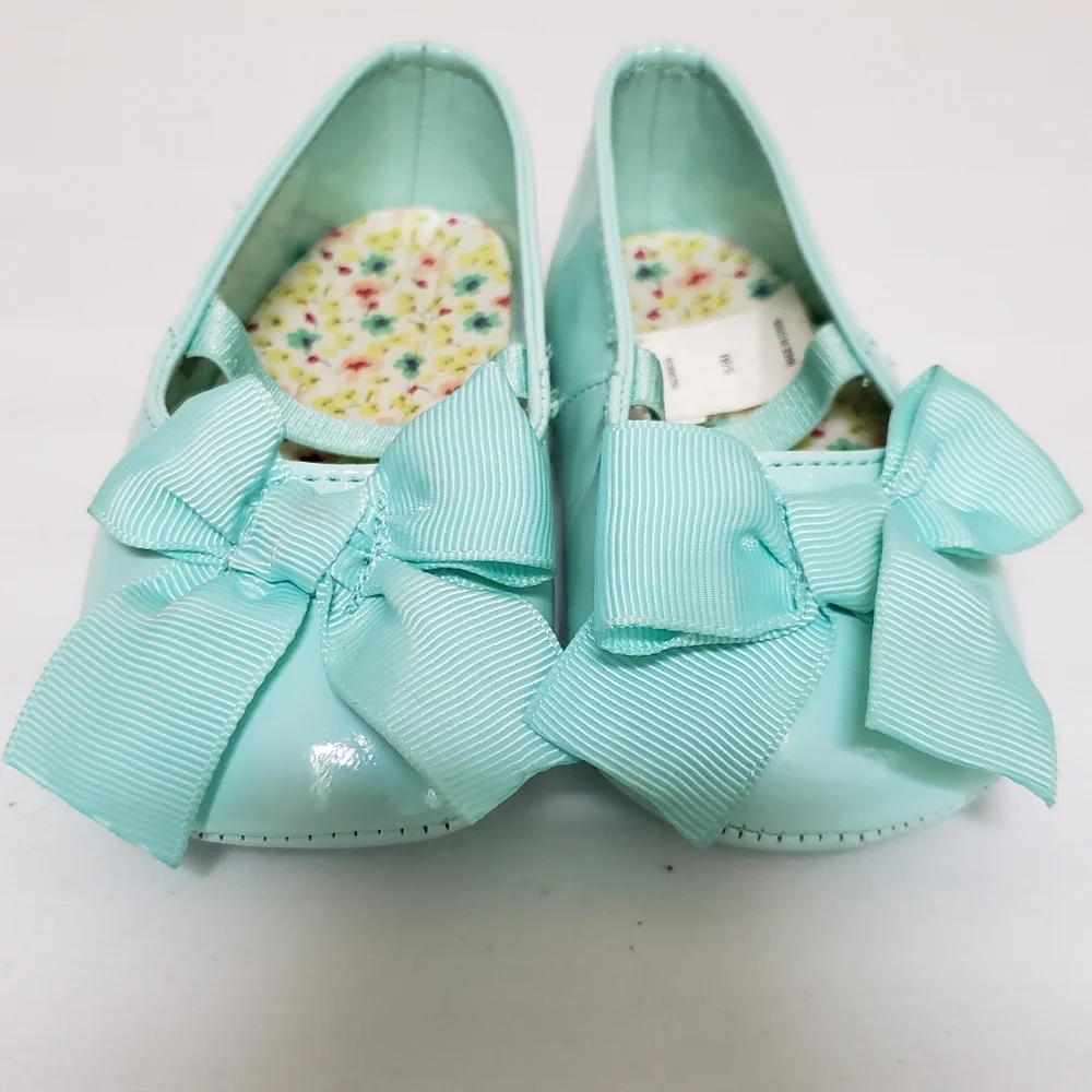 Light Blue Baby Target Slipper Shoes